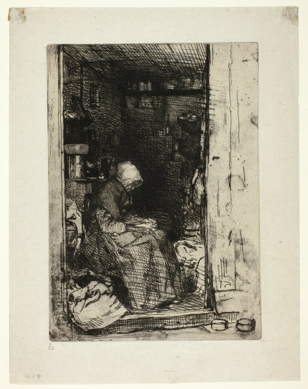 La Vieille aux Loques (A Velha com Trapos) de James Abbott McNeill Whistler