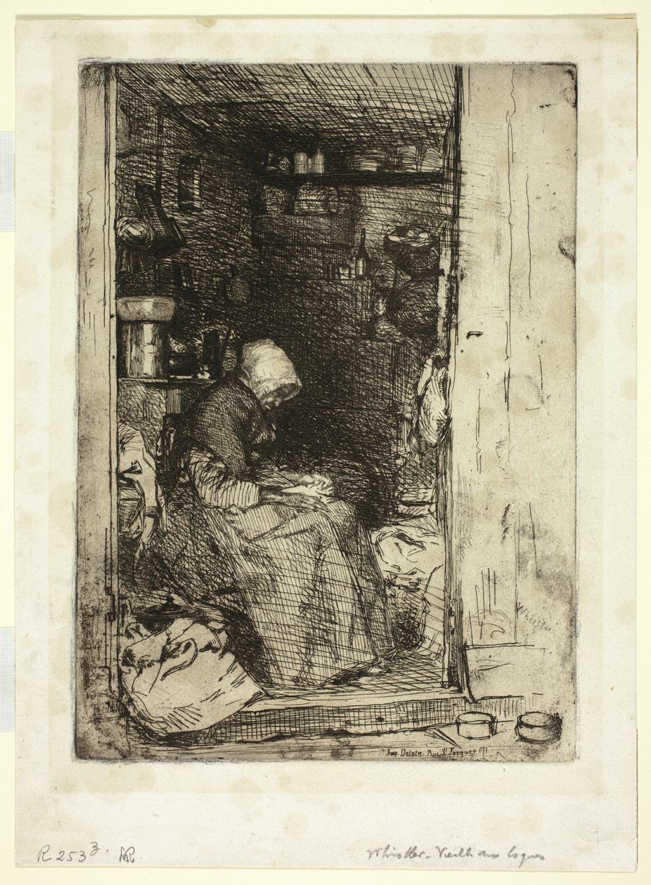 La Vieille aux Loques (A Velha com Trapos) de James Abbott McNeill Whistler