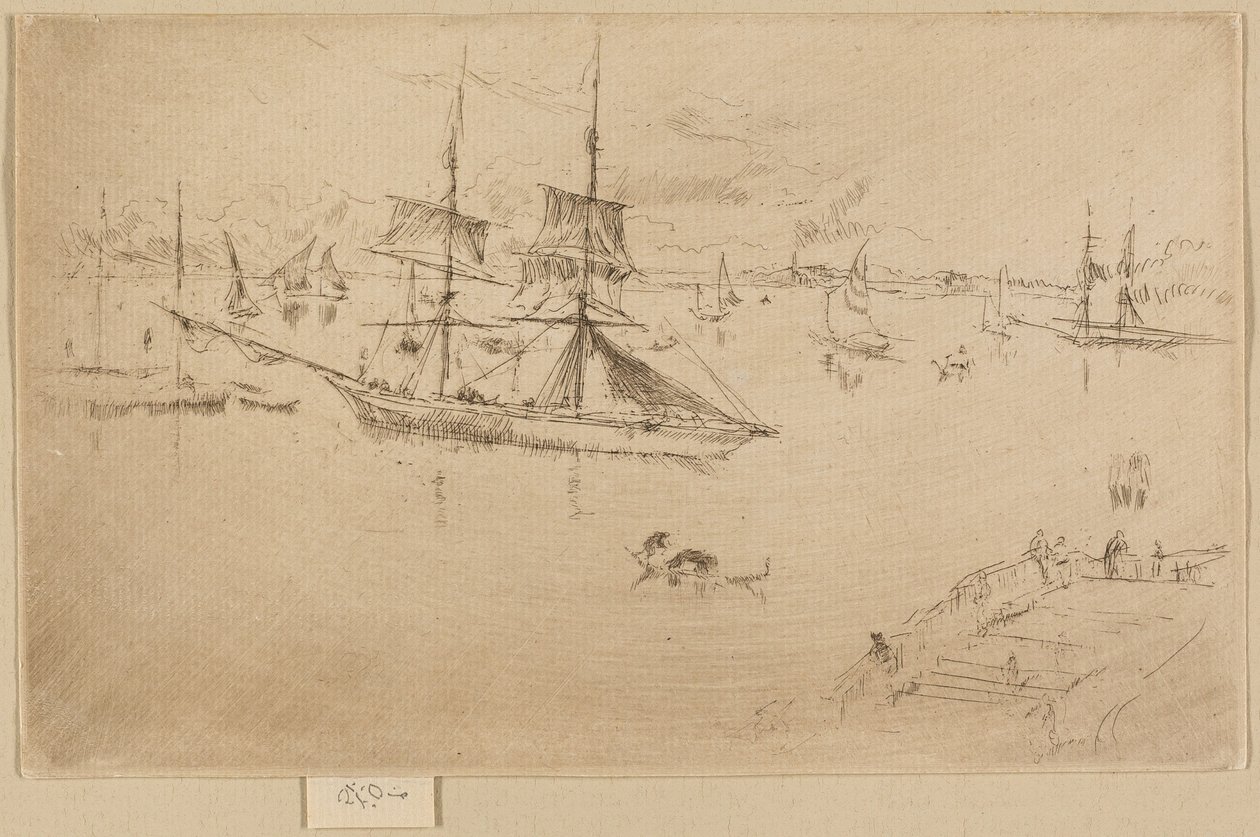 Lagoa - meio-dia de James Abbott McNeill Whistler