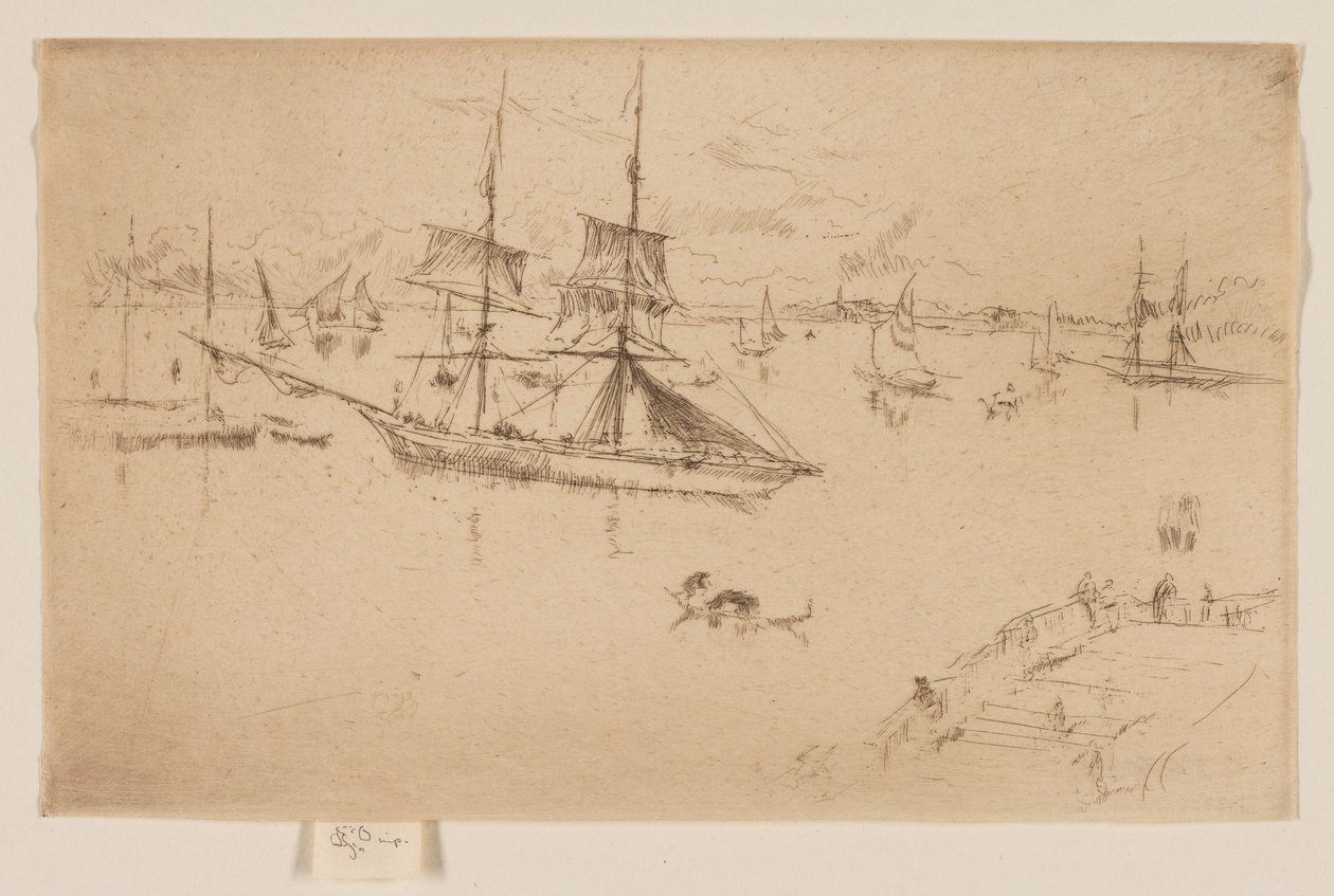 Lagoa - Meio-dia de James Abbott McNeill Whistler