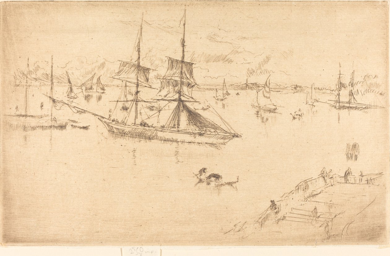 Lagoa: meio-dia de James Abbott McNeill Whistler
