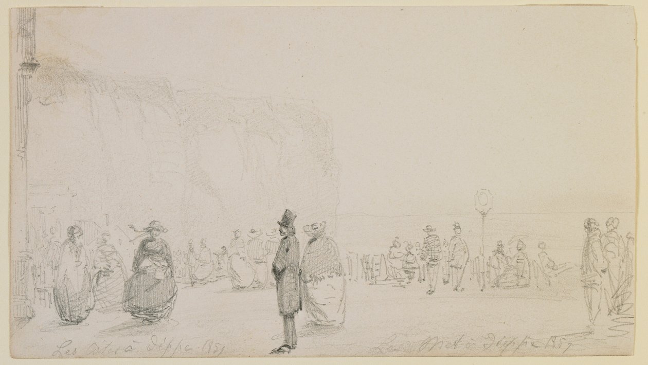 Les Côtes à Dieppe de James Abbott McNeill Whistler