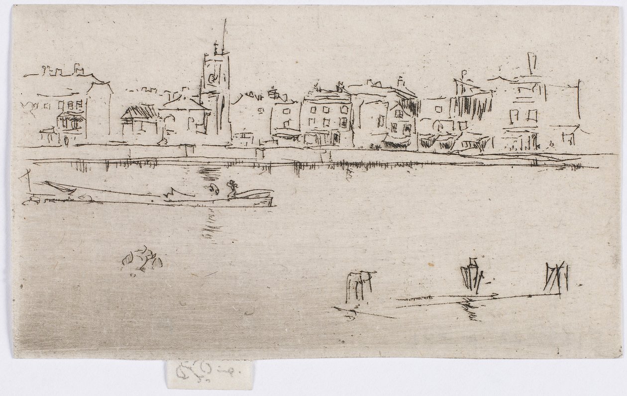 Pequena Chelsea (Memorial) de James Abbott McNeill Whistler