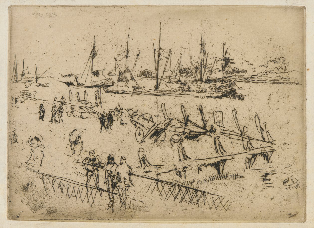 Little Dordrecht de James Abbott McNeill Whistler