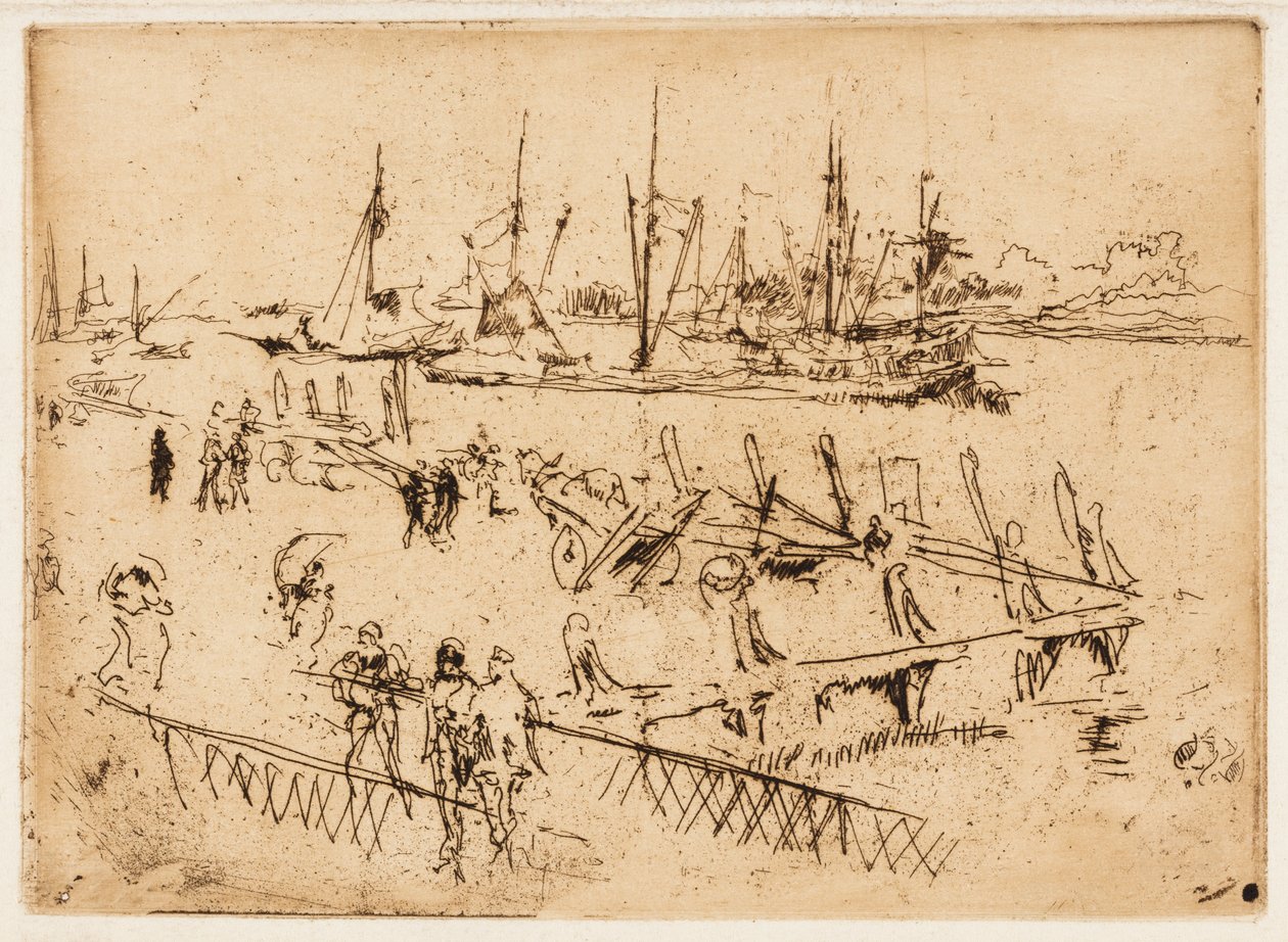 Little Dordrecht de James Abbott McNeill Whistler