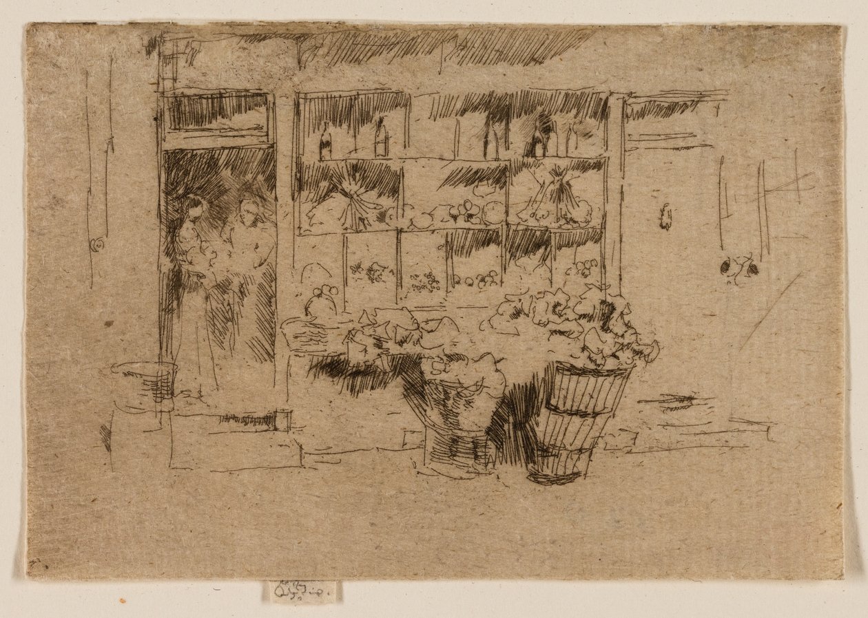 Pequena mercearia, Chelsea de James McNeill Whistler