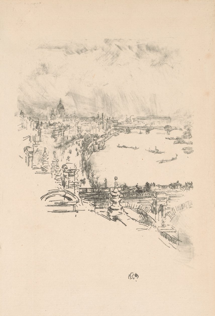 Pequena Londres de James Abbott McNeill Whistler