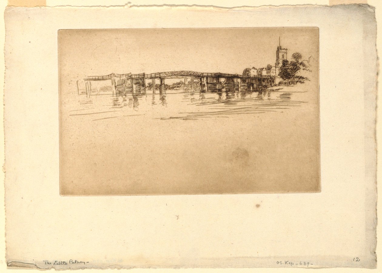 Ponte Pequena Putney de James Abbott McNeill Whistler