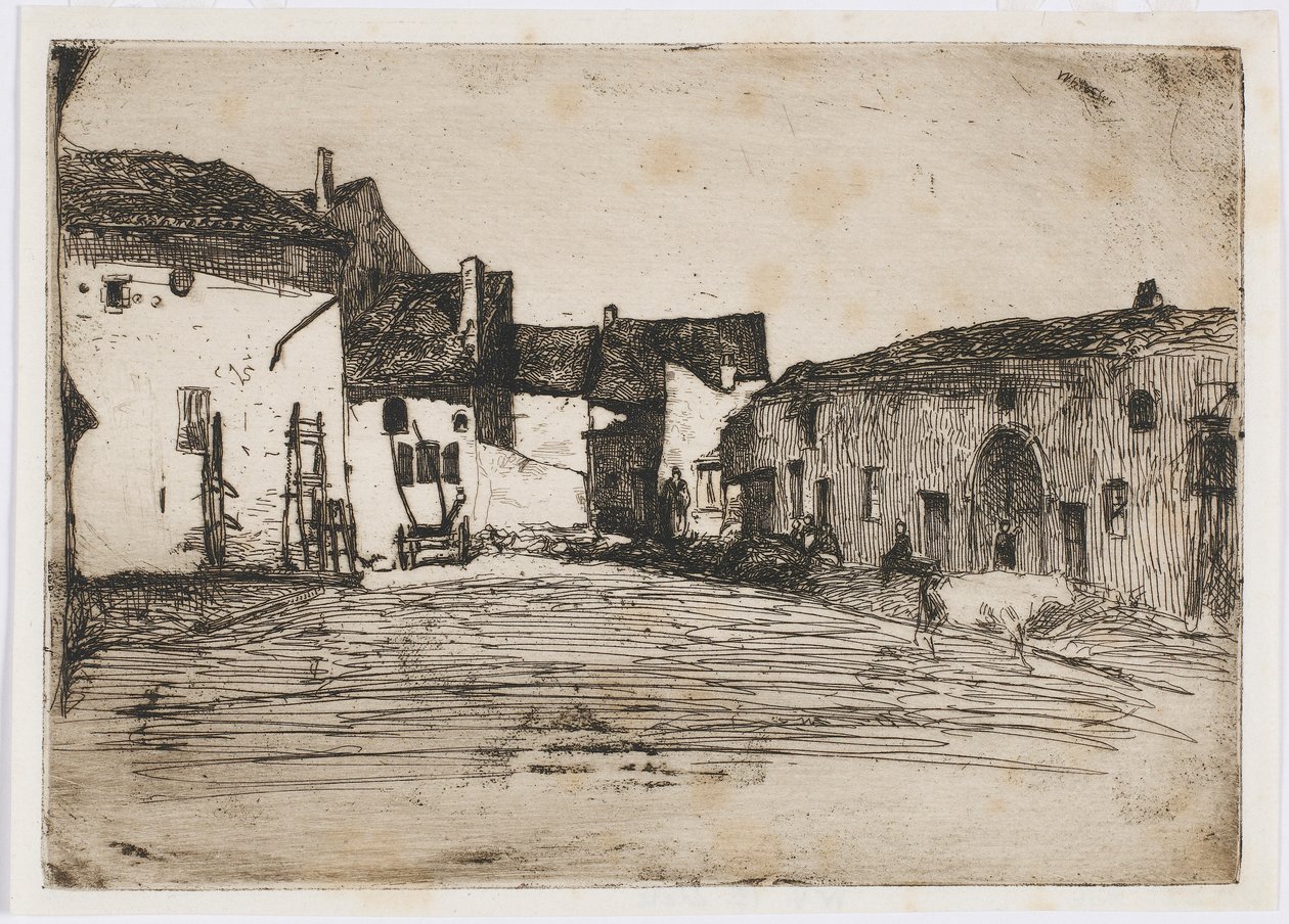 Liverdun. Uma das doze gravuras da natureza de James Abbott McNeill Whistler