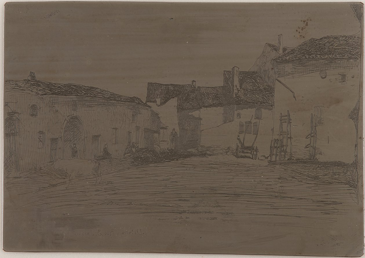 Liverdun. Uma das <em>Doze Gravuras da Natureza</em> de James Abbott McNeill Whistler