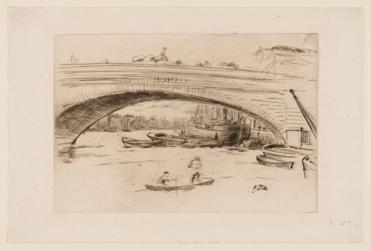 Ponte de Londres de James Abbott McNeill Whistler