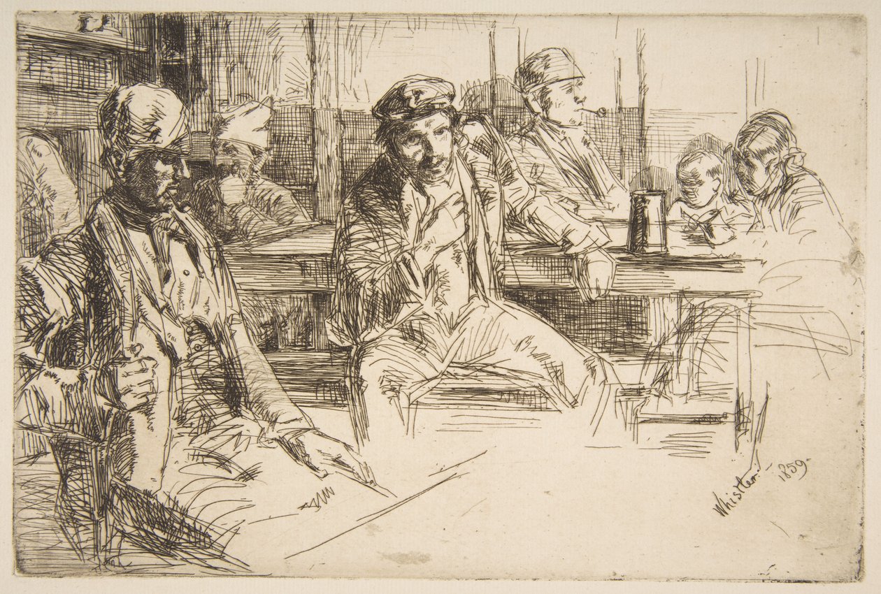 Trabalhadores portuários de James McNeill Whistler