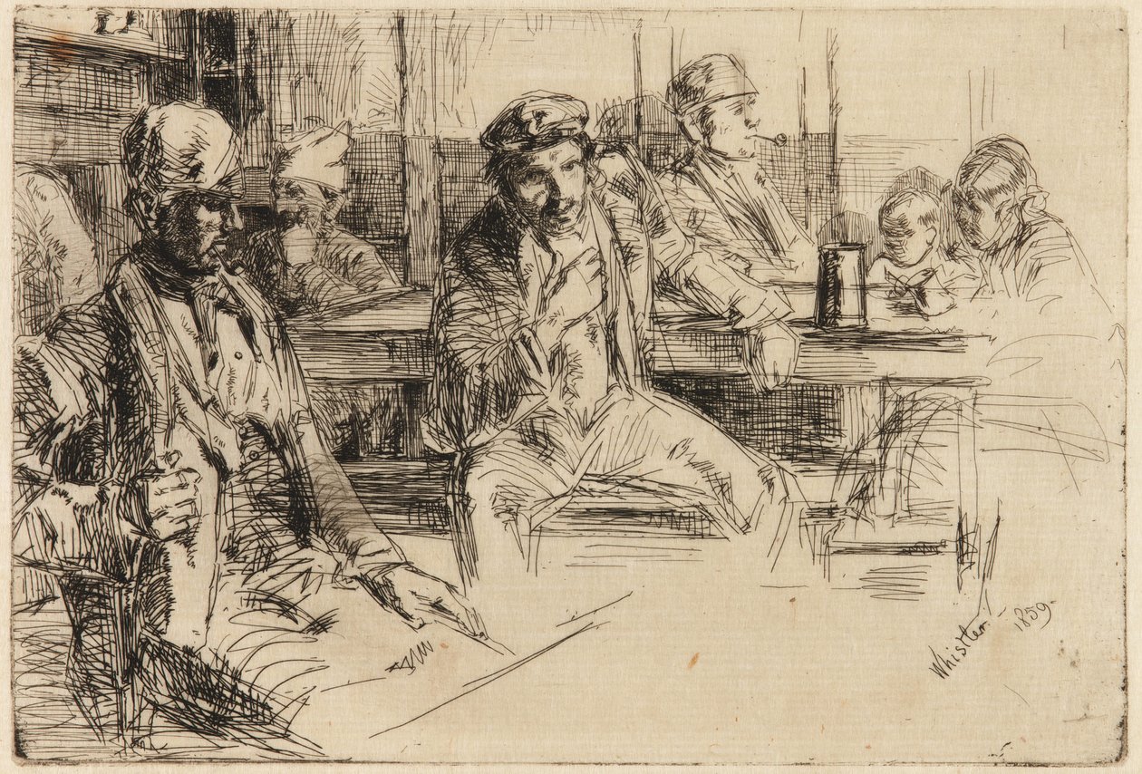 Longshore men de James Abbott McNeill Whistler