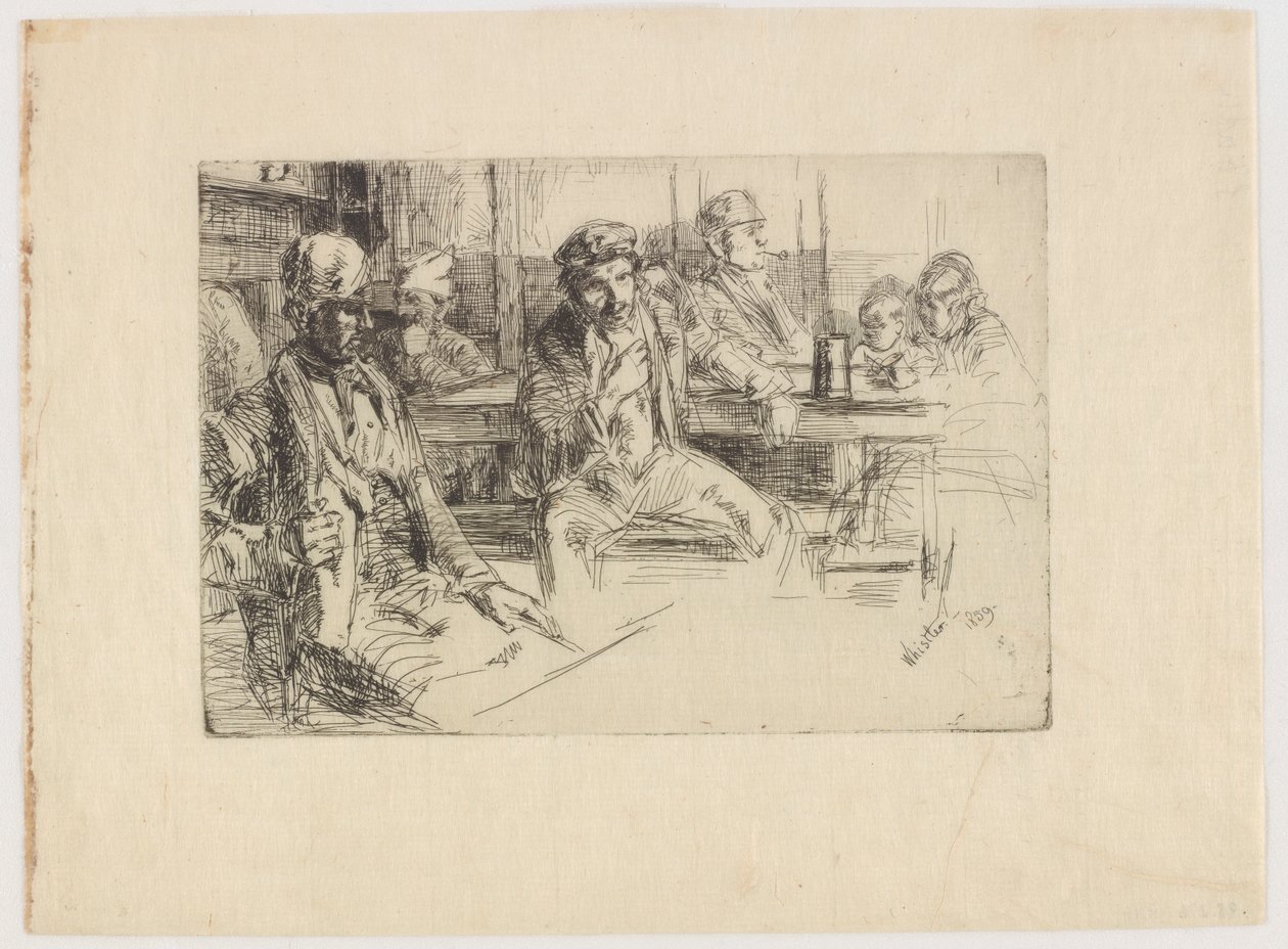 Longshore men de James Abbott McNeill Whistler