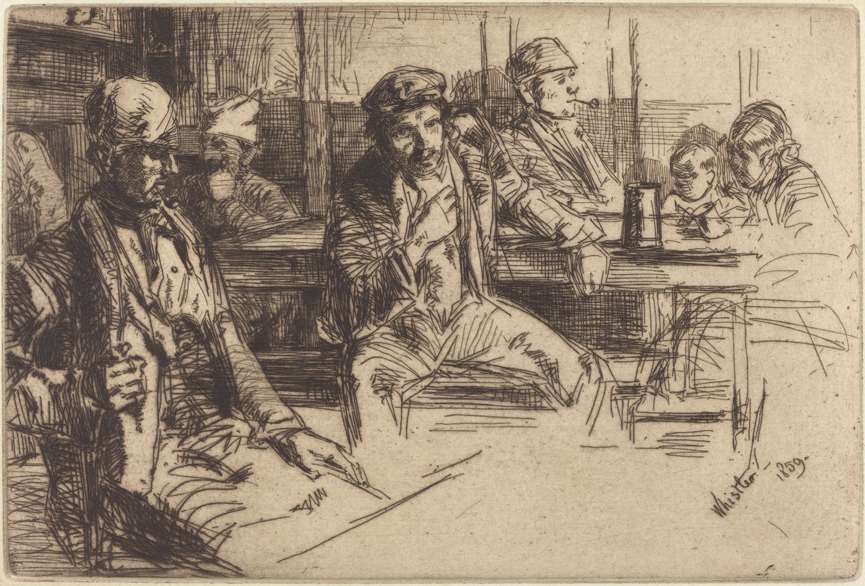 Estivadores de James Abbott McNeill Whistler