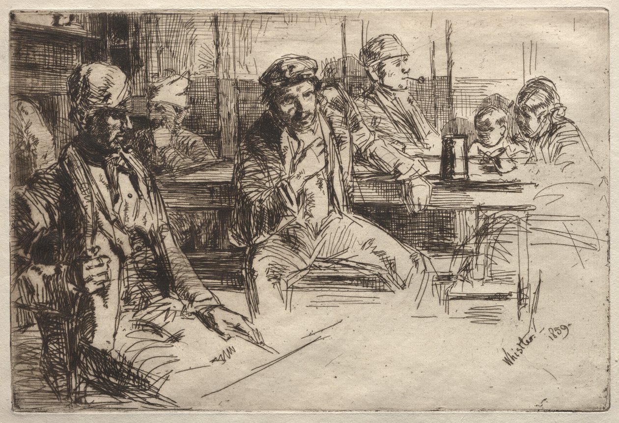 Trabalhadores portuários de James McNeill Whistler