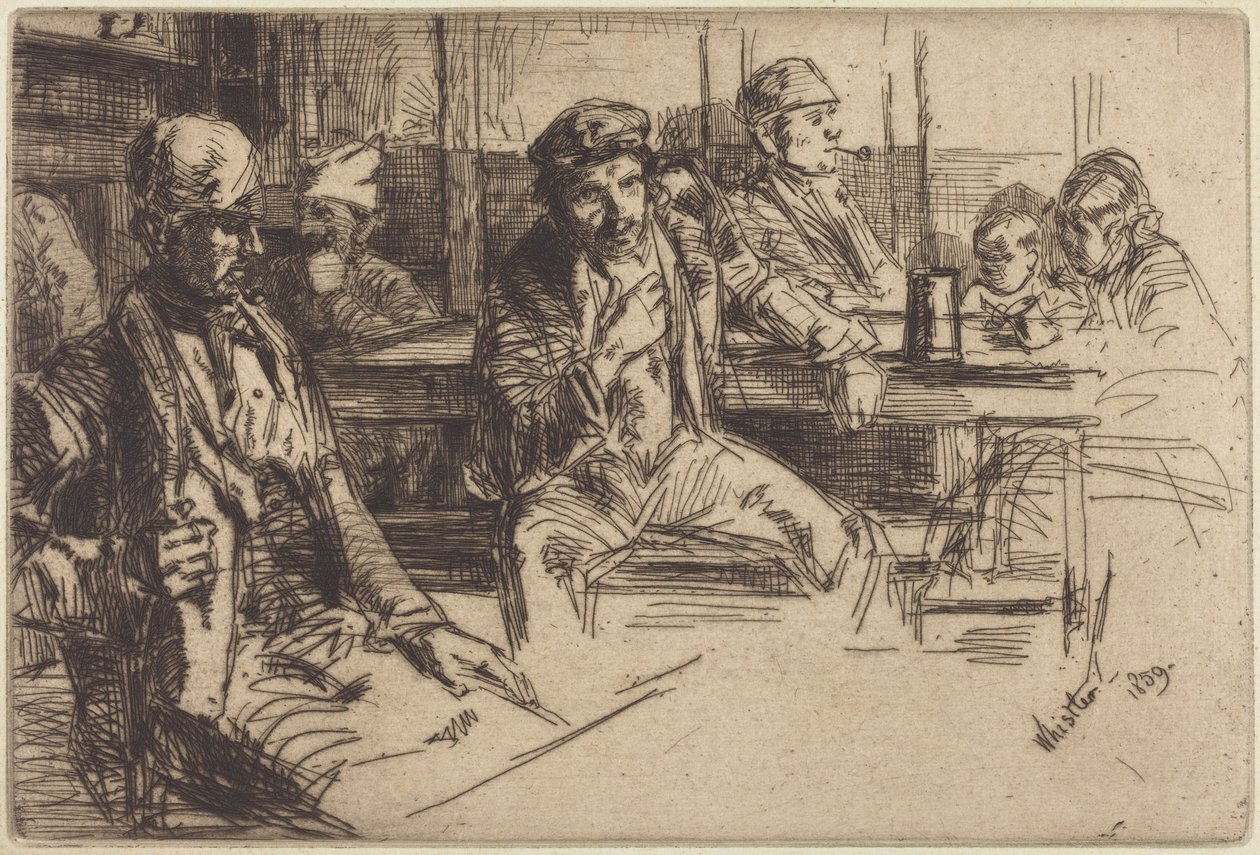 Estivadores de James McNeill Whistler