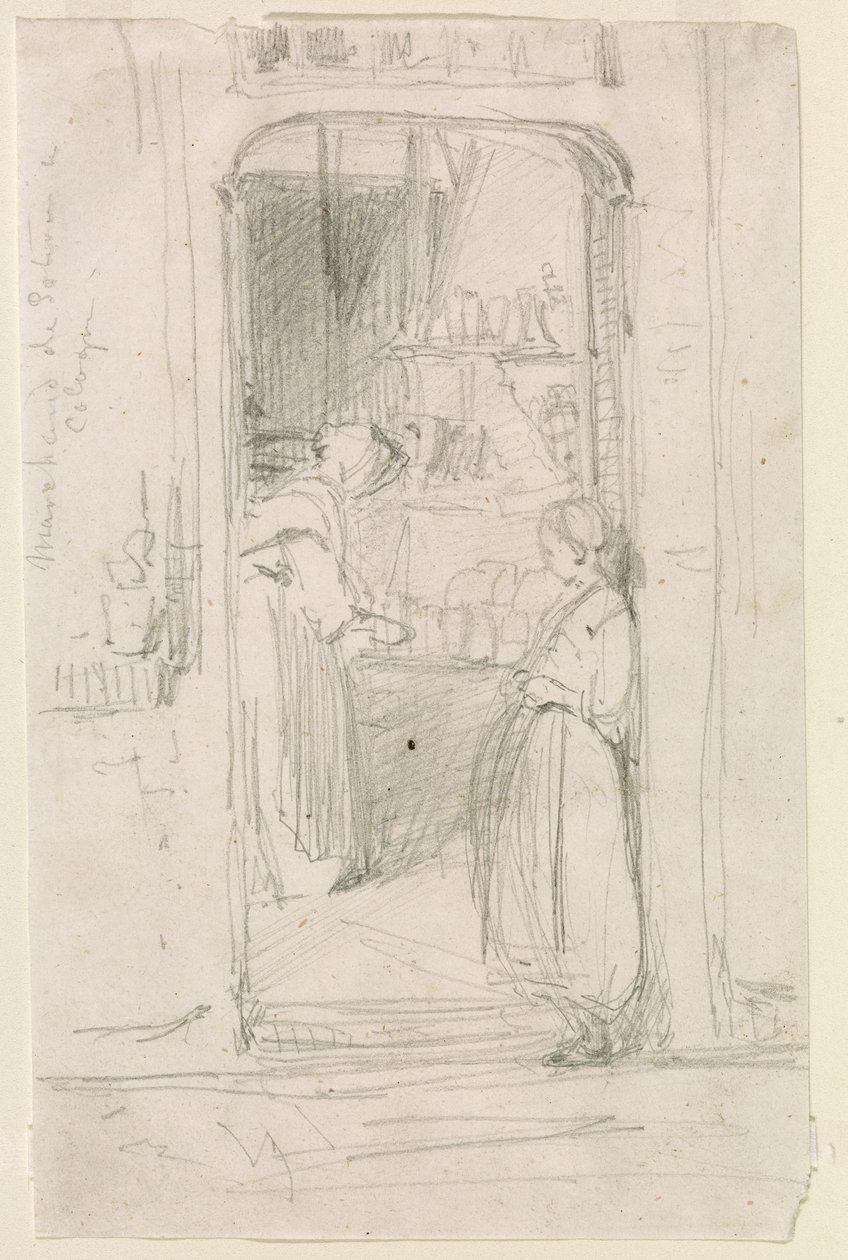 Comerciante de abóbora em colônia de James Abbott McNeill Whistler