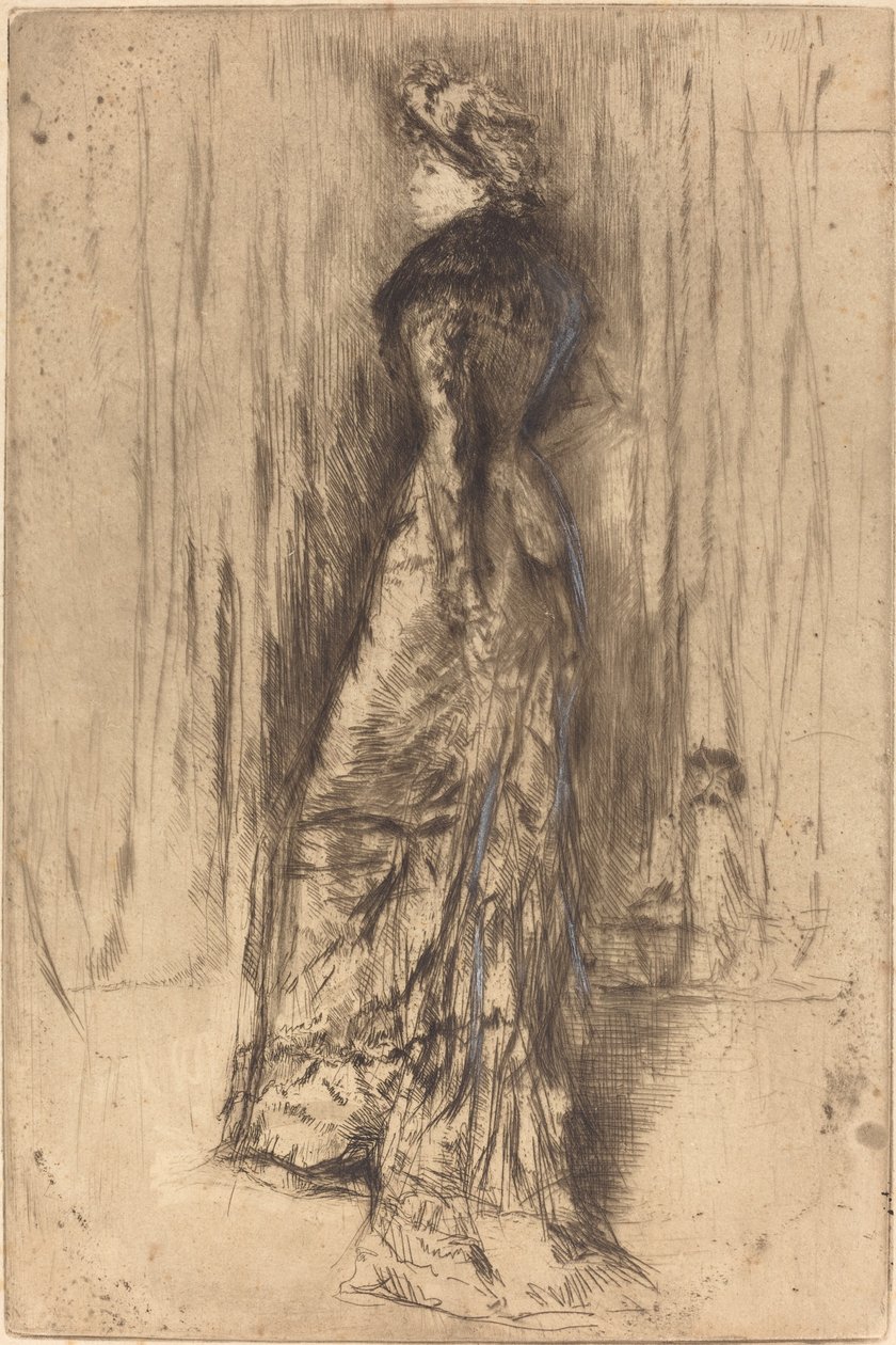 Maud, de pé de James Abbott McNeill Whistler
