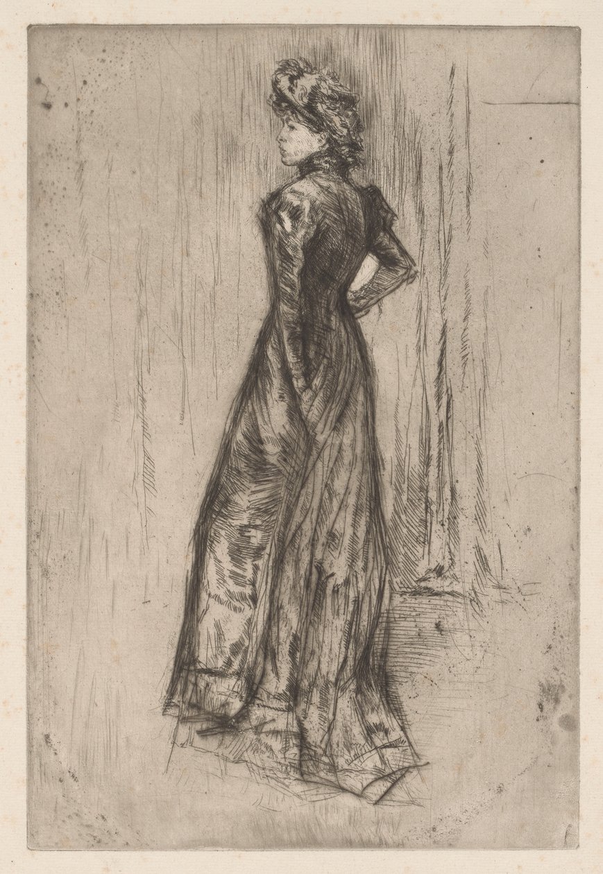 Maud, de pé de James Abbott McNeill Whistler
