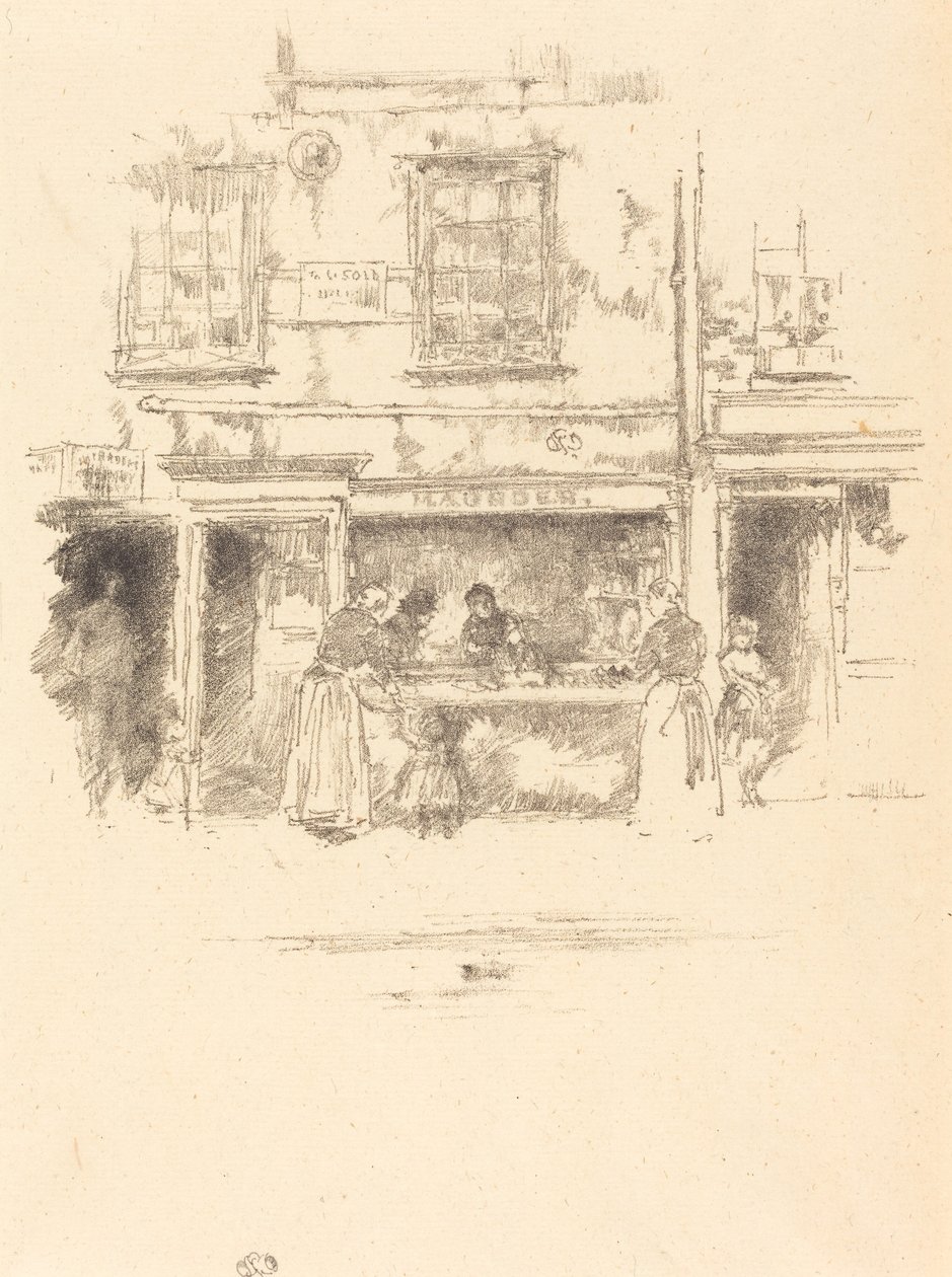 Peixaria de Maunder, Chelsea de James Abbott McNeill Whistler