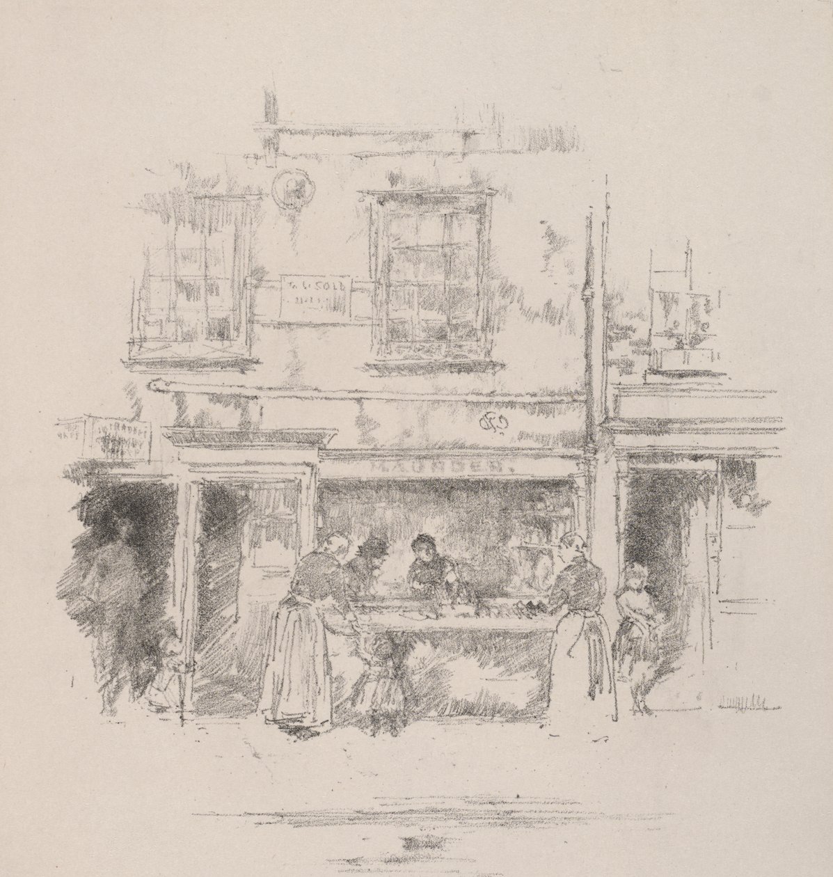 Peixaria de Maunder, Chelsea de James McNeill Whistler