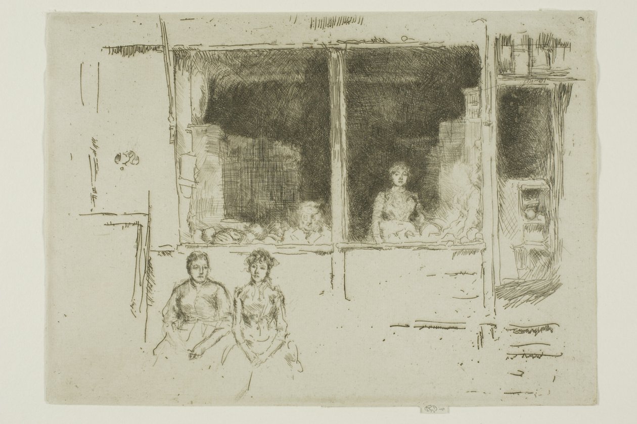 Loja de melão, Hounsditch de James Abbott McNeill Whistler