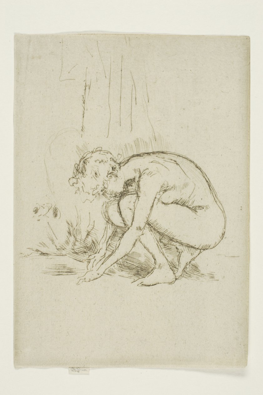 Modelo parado de James Abbott McNeill Whistler