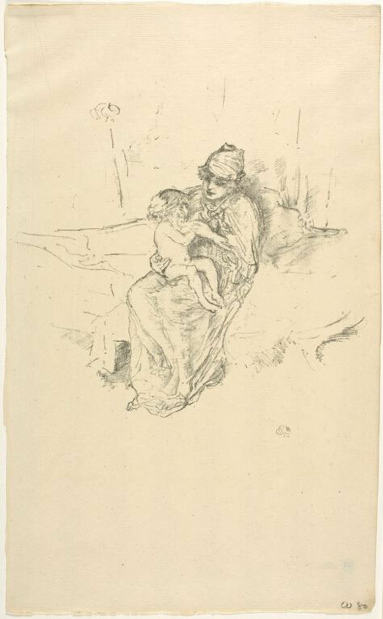 Mãe e filho n.º 1 de James McNeill Whistler