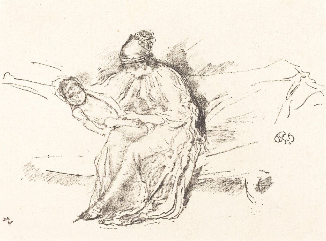 Mãe e filho, nº 4 de James Abbott McNeill Whistler