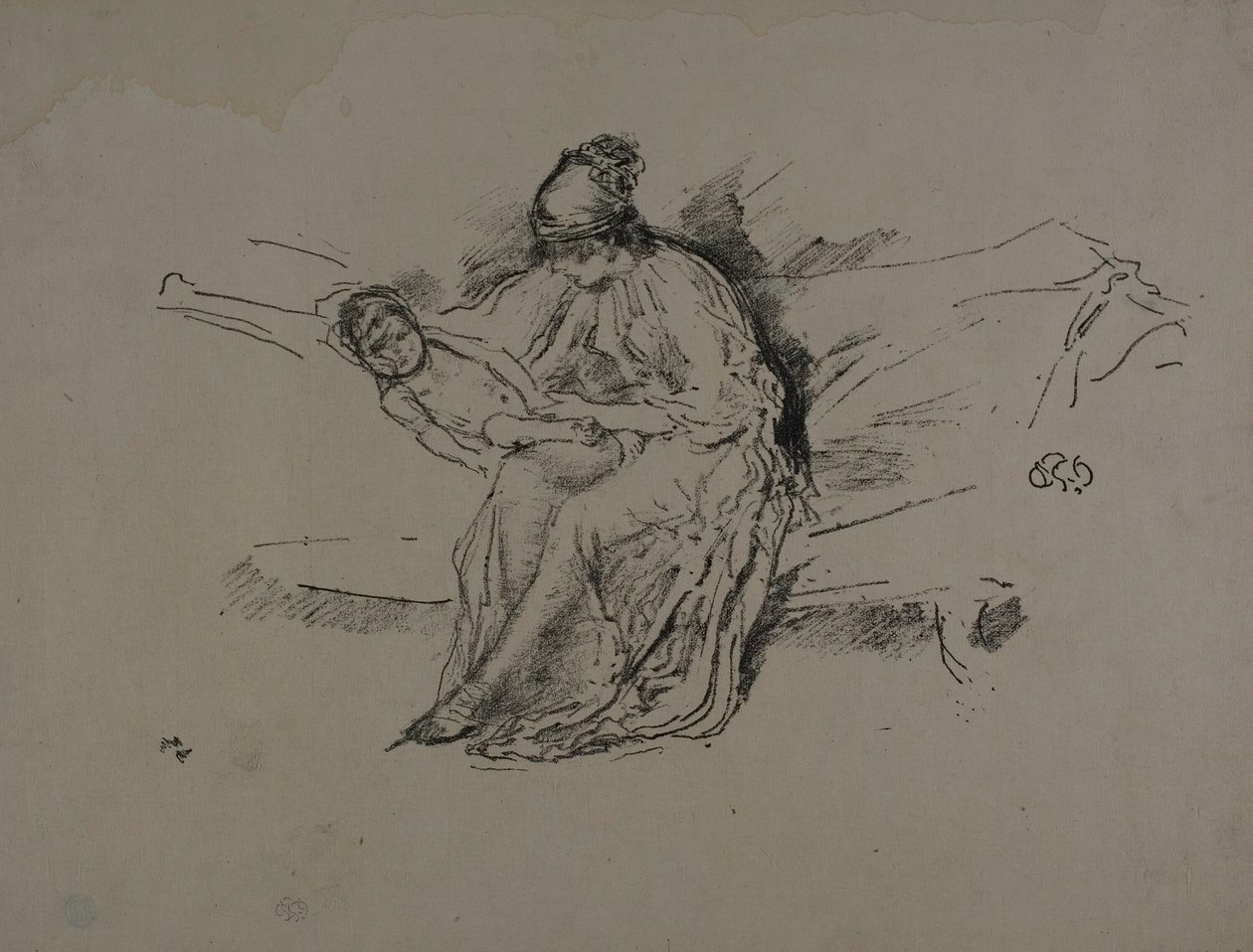 Mãe e filho, nº 4 de James Abbott McNeill Whistler