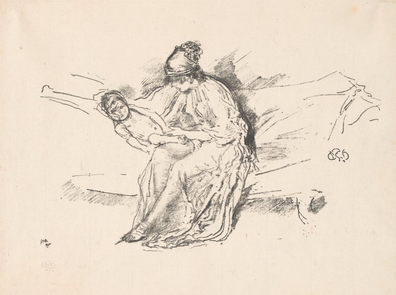 Mãe e filho, nº 4 de James Abbott McNeill Whistler