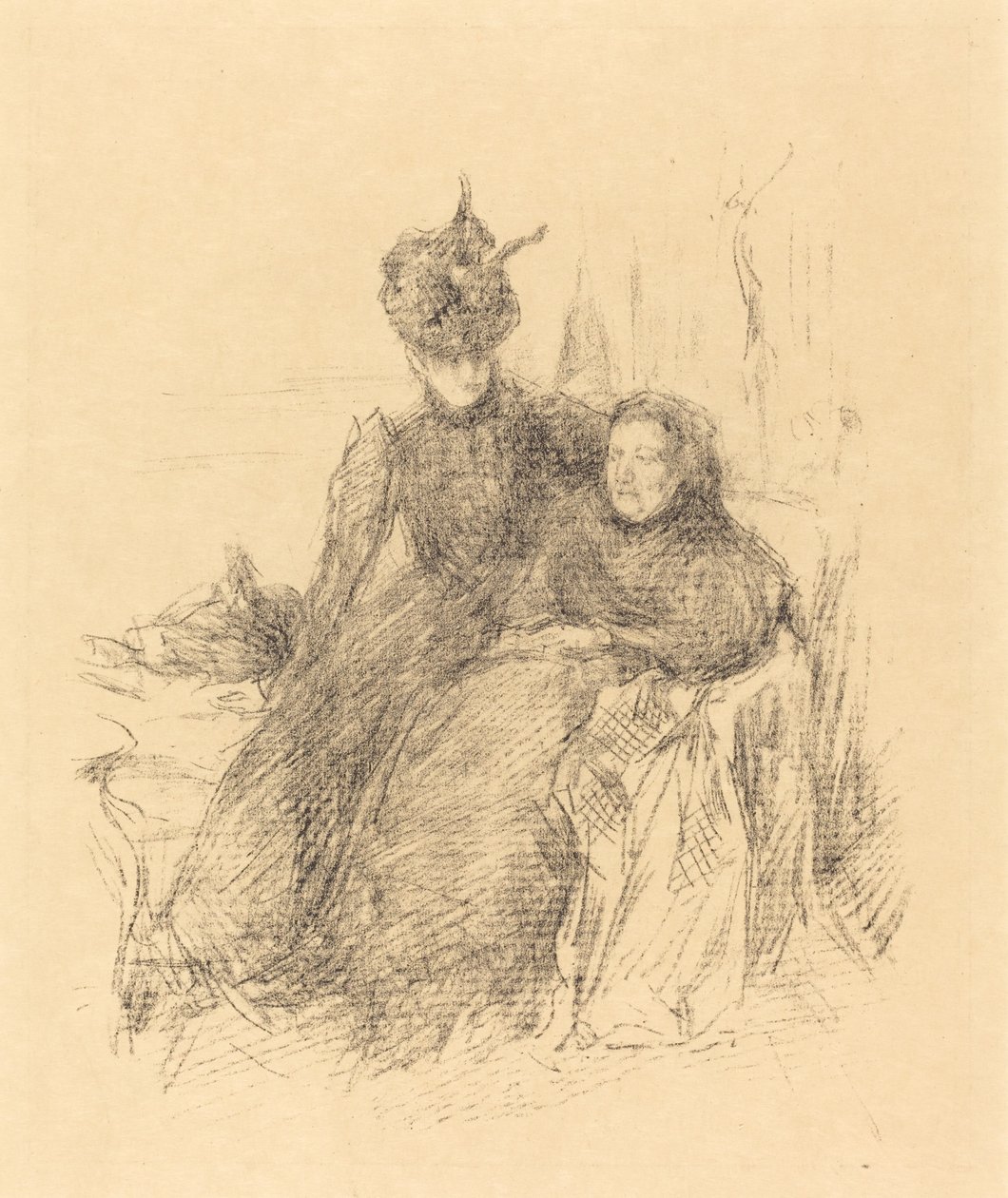 Mãe e filha de James Abbott McNeill Whistler