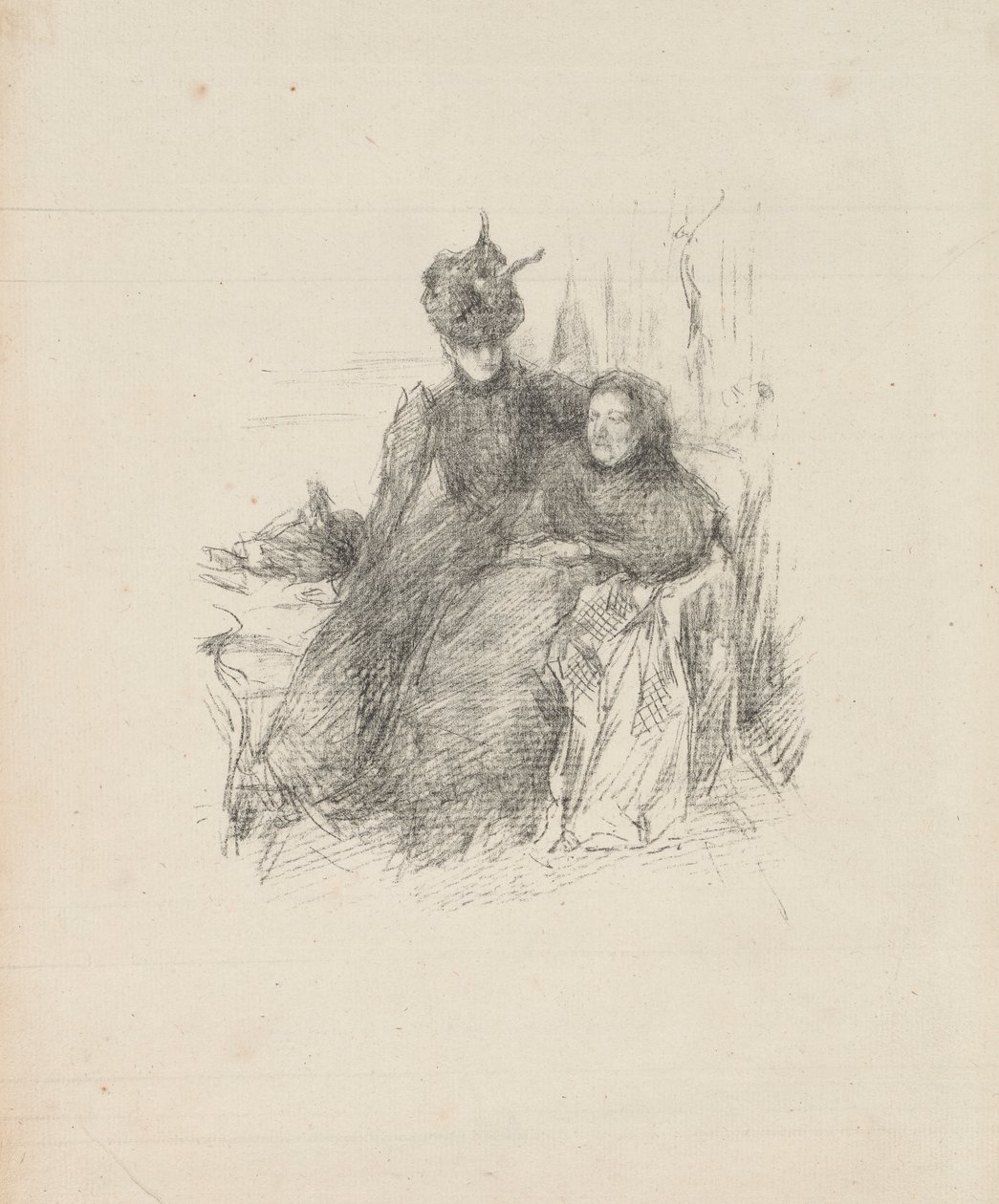 Mãe e filha de James McNeill Whistler
