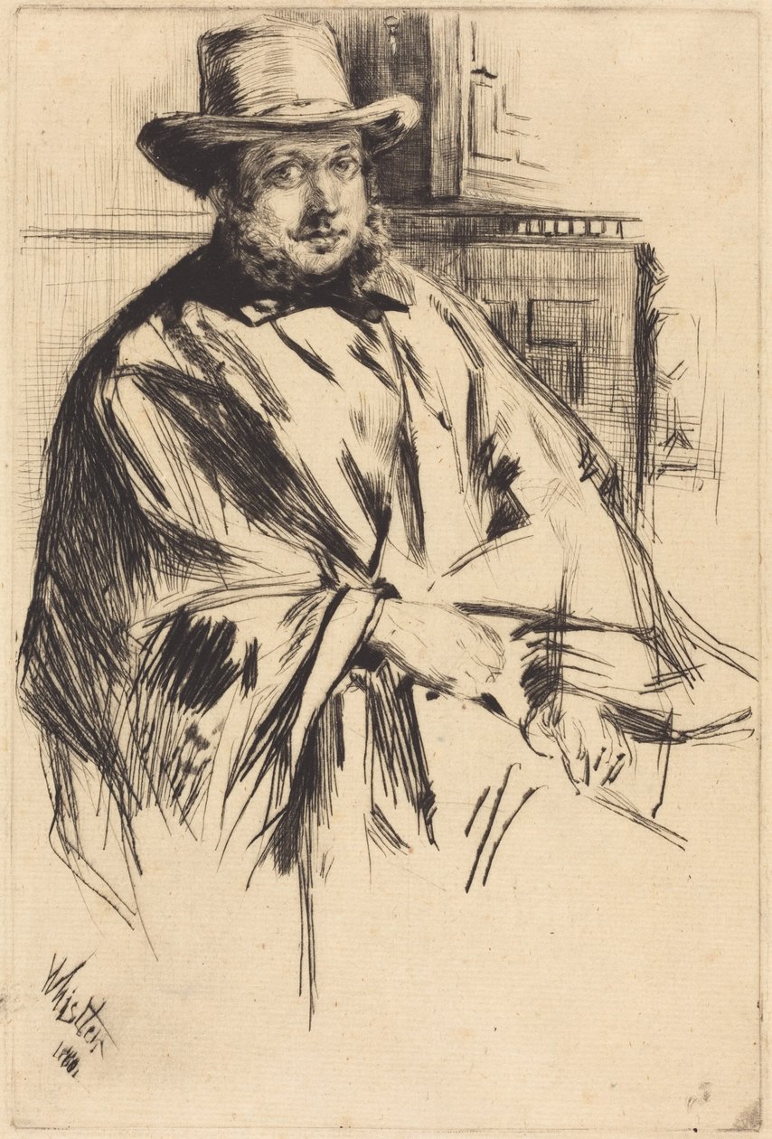 Sr. Davis (Sr. Mann) de James McNeill Whistler