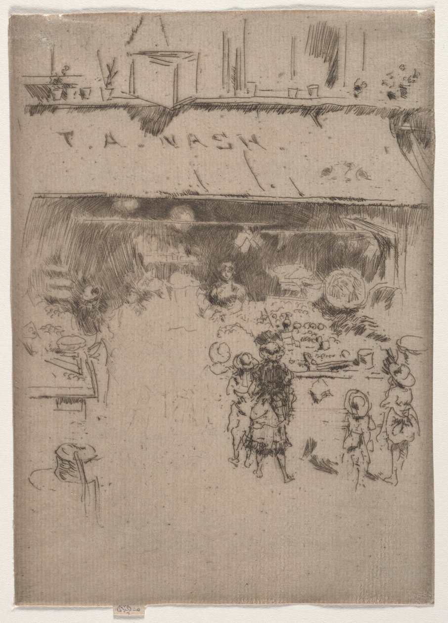 Loja de fruta de Nash de James McNeill Whistler