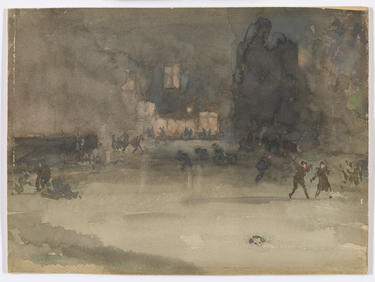 Noturno: Amsterdã no inverno de James Abbott McNeill Whistler