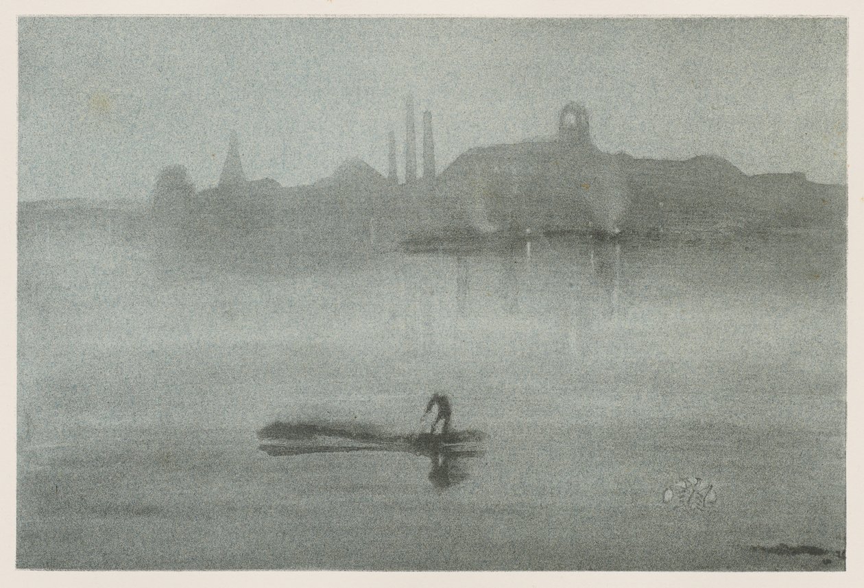 Noturno: o rio em Battersea de James McNeill Whistler
