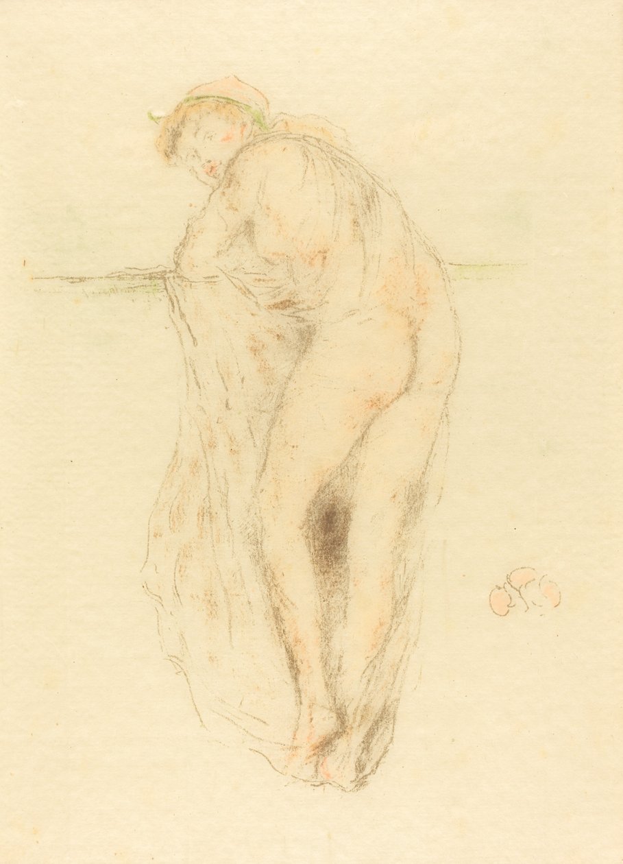 Modelo Nu, Vista Traseira de James Abbott McNeill Whistler