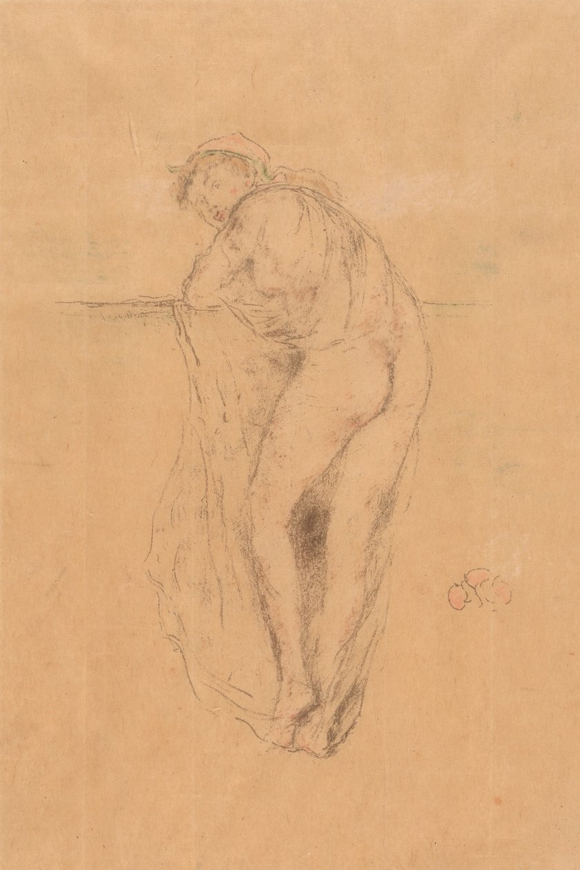 Modelo Nu, Vista Traseira de James Abbott McNeill Whistler