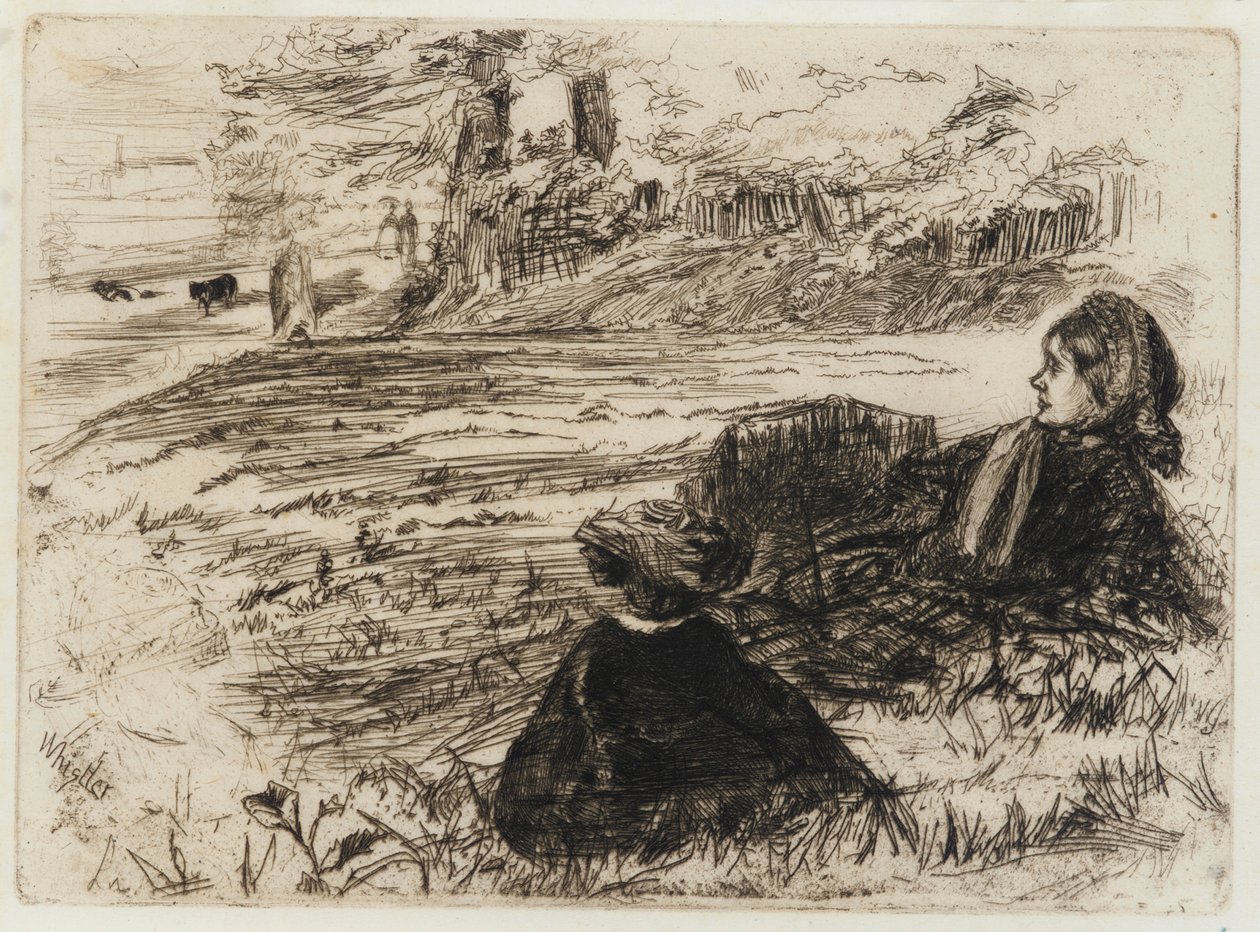 Enfermeira e criança de James Abbott McNeill Whistler
