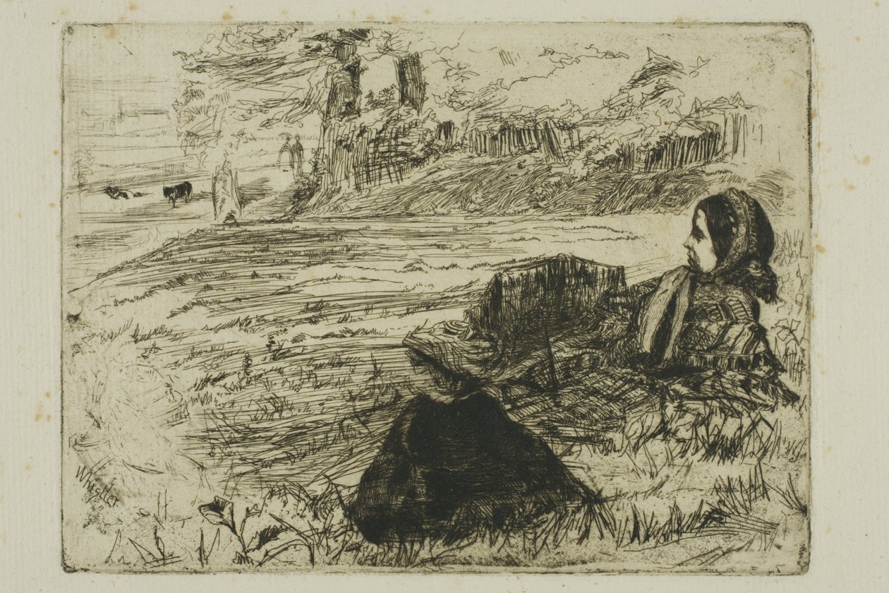 Enfermeira e criança de James Abbott McNeill Whistler