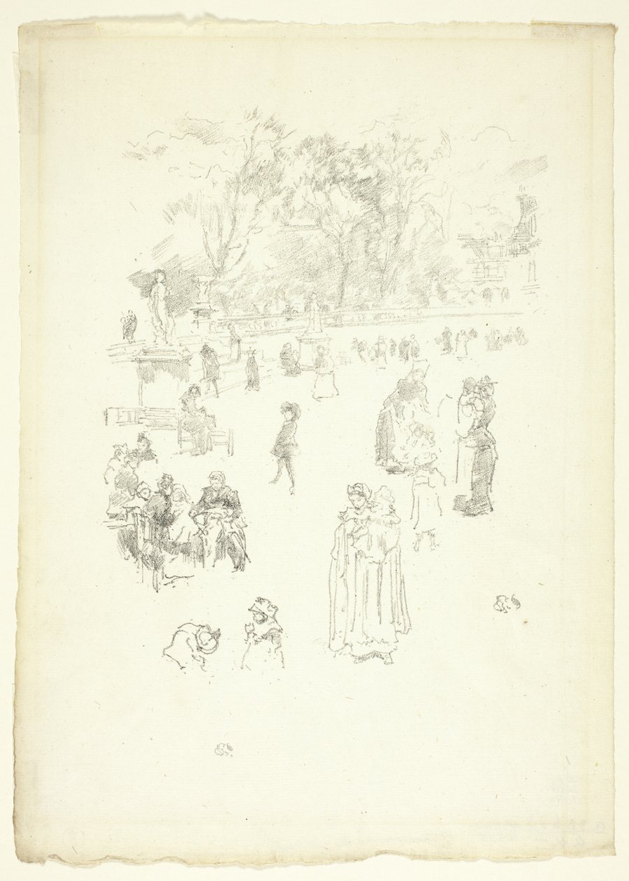 Amas: "As empregadas do Luxemburgo" de James Abbott McNeill Whistler