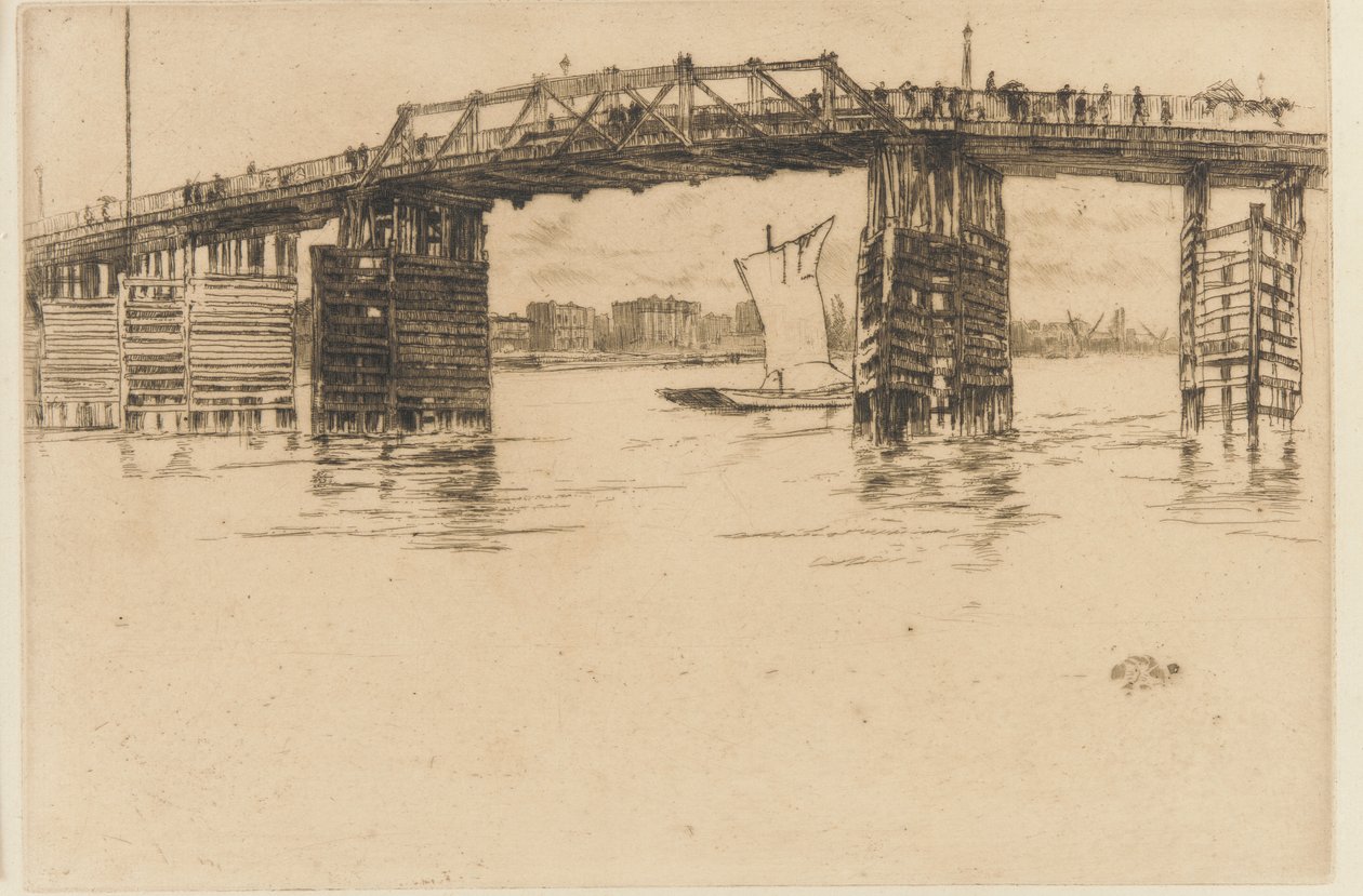 Ponte Velha de Battersea de James Abbott McNeill Whistler