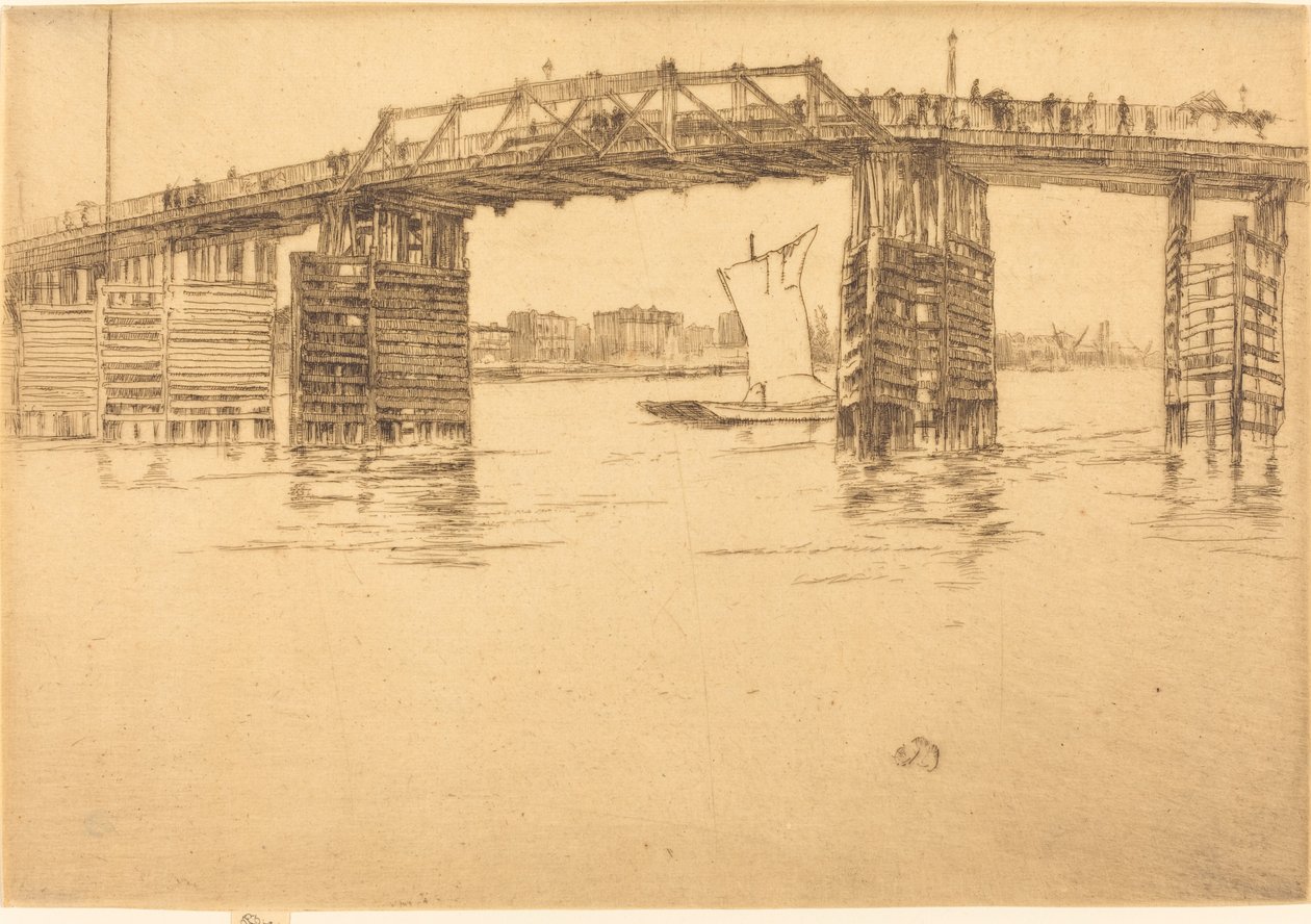 Ponte Velha de Battersea de James Abbott McNeill Whistler