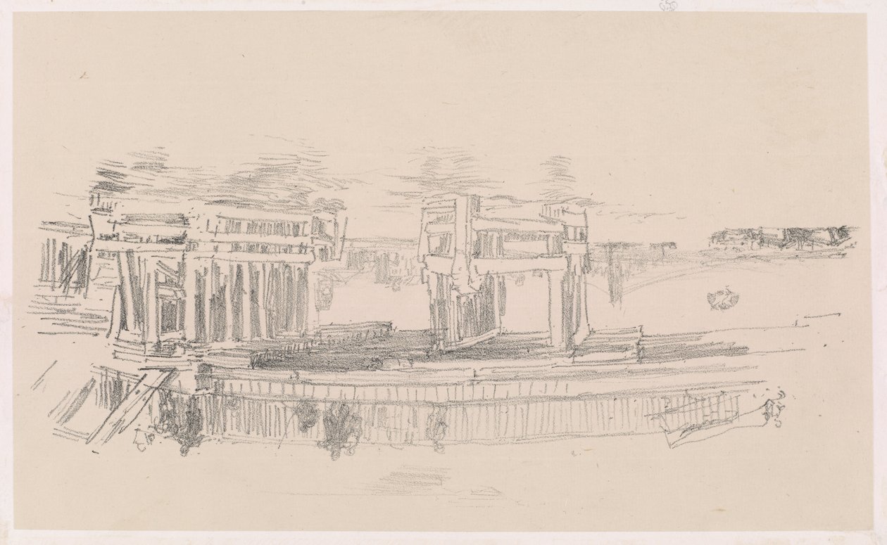 Ponte Velha de Battersea de James Abbott McNeill Whistler