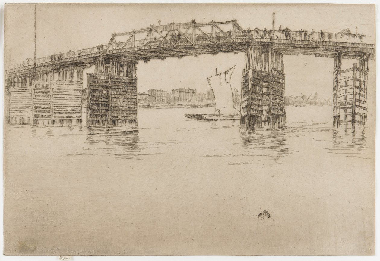 Ponte Velha de Battersea de James Abbott McNeill Whistler
