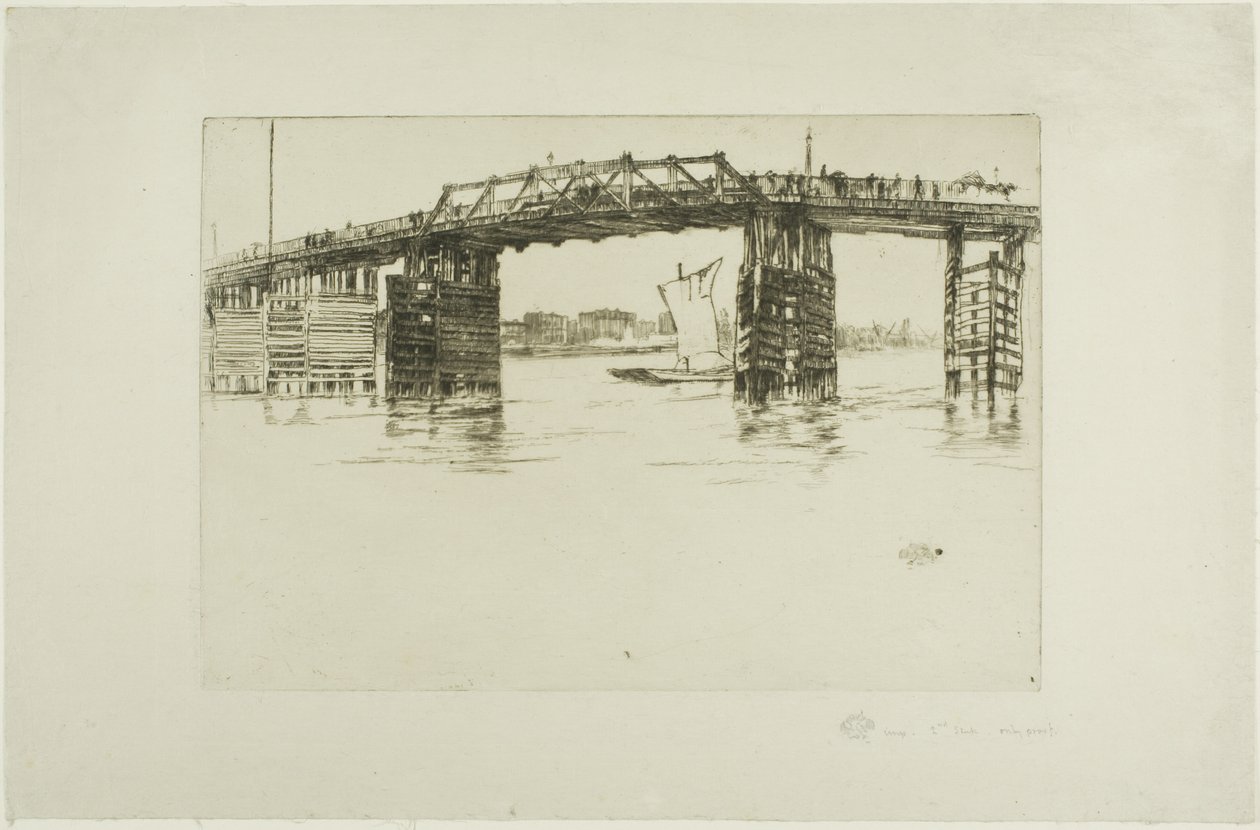 Ponte Velha de Battersea de James Abbott McNeill Whistler