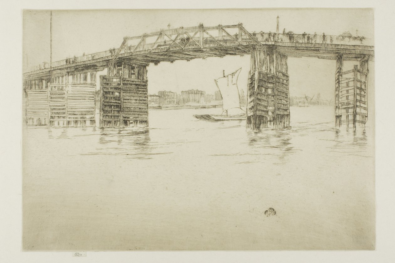 Ponte Velha de Battersea de James Abbott McNeill Whistler