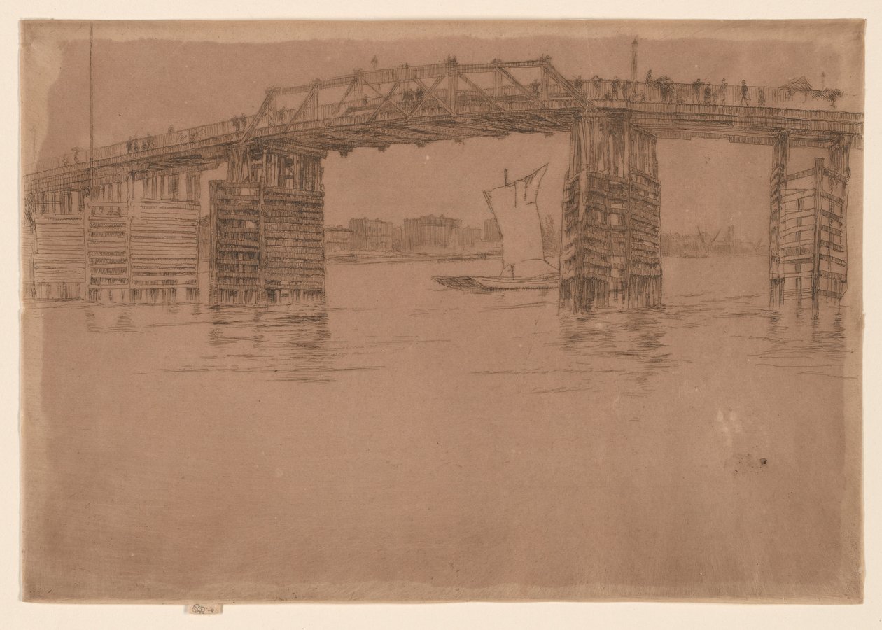 Ponte Velha de Battersea de James Abbott McNeill Whistler
